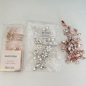 Bridal hair combs